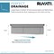 Ruvati 33-inch Workstation Two-Tiered Double Ledge Kitchen Sink Undermount 16 Gauge Stainless Steel RVH6222ST - alternate 5